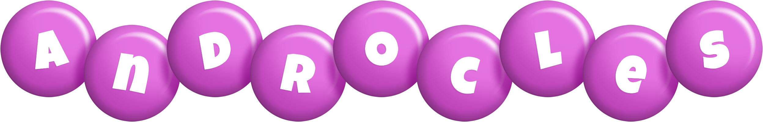 Androcles candy-purple logo