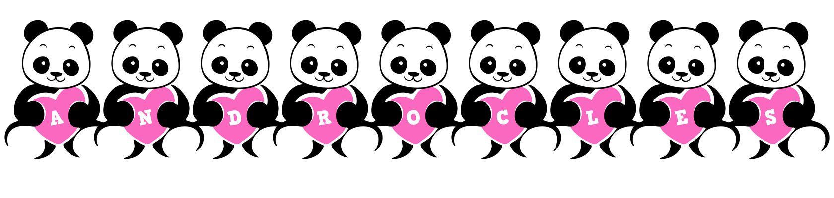 Androcles love-panda logo