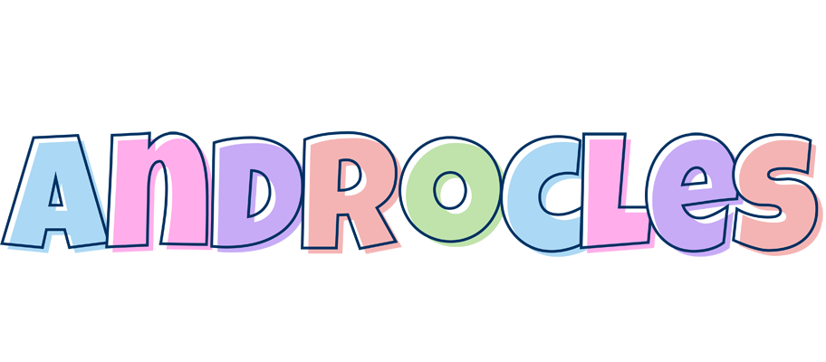 Androcles pastel logo