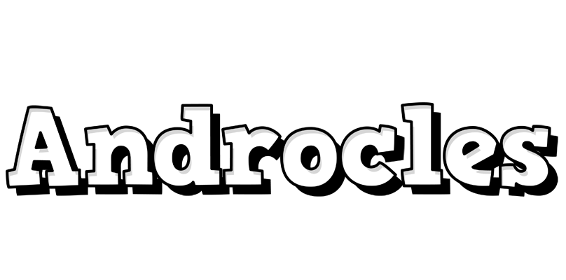 Androcles snowing logo