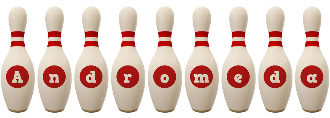 Andromeda bowling-pin logo