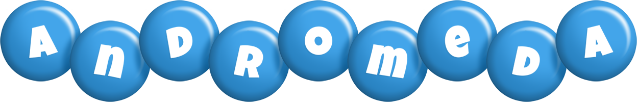 Andromeda candy-blue logo