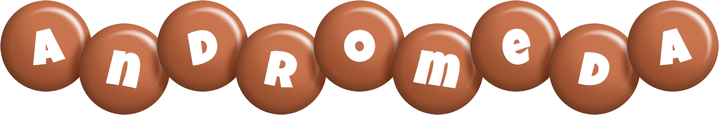 Andromeda candy-brown logo
