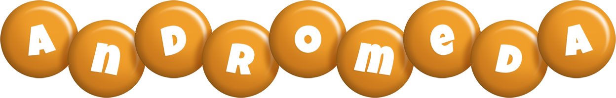 Andromeda candy-orange logo