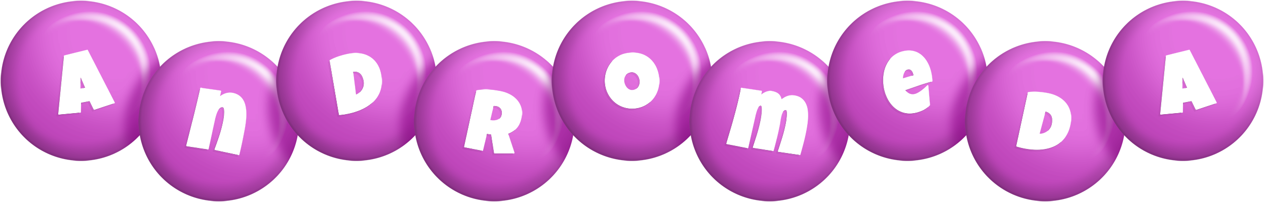Andromeda candy-purple logo