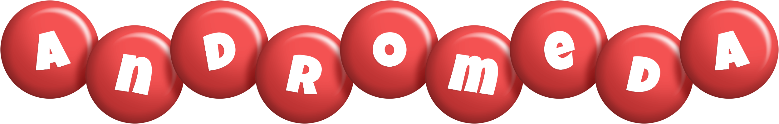 Andromeda candy-red logo