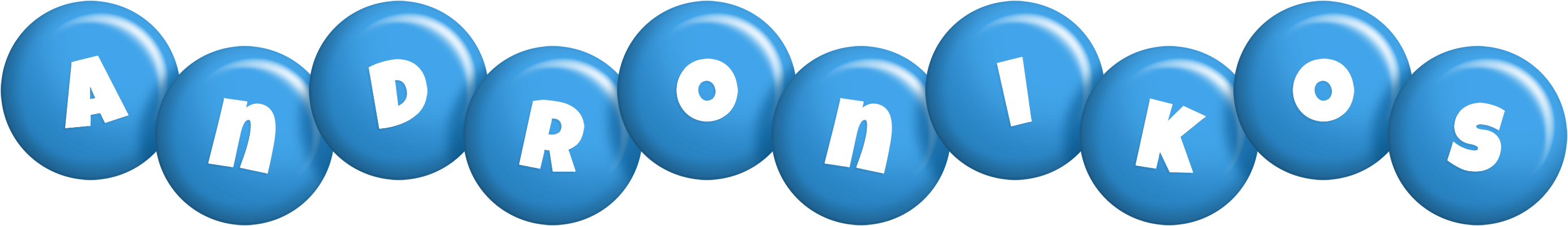 Andronikos candy-blue logo