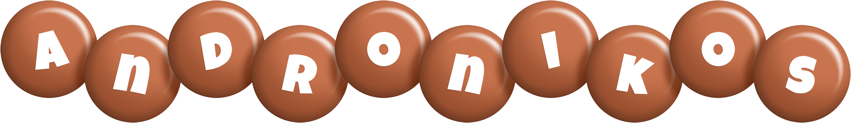 Andronikos candy-brown logo
