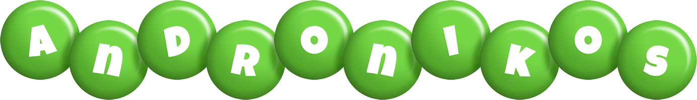 Andronikos candy-green logo