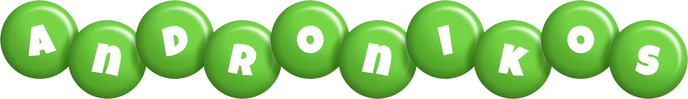 Andronikos candy-green logo