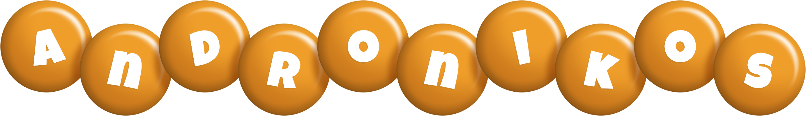 Andronikos candy-orange logo