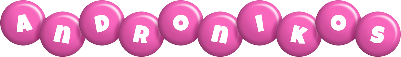 Andronikos candy-pink logo