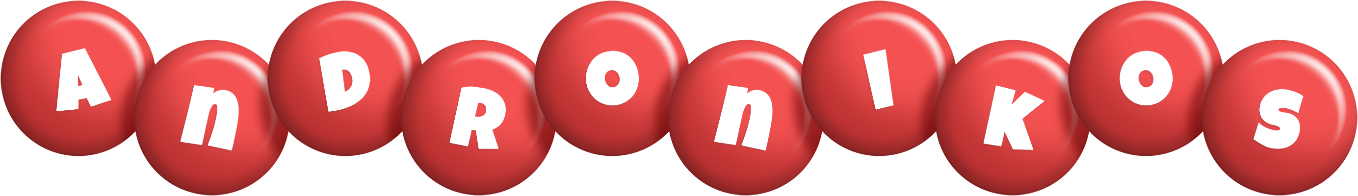 Andronikos candy-red logo