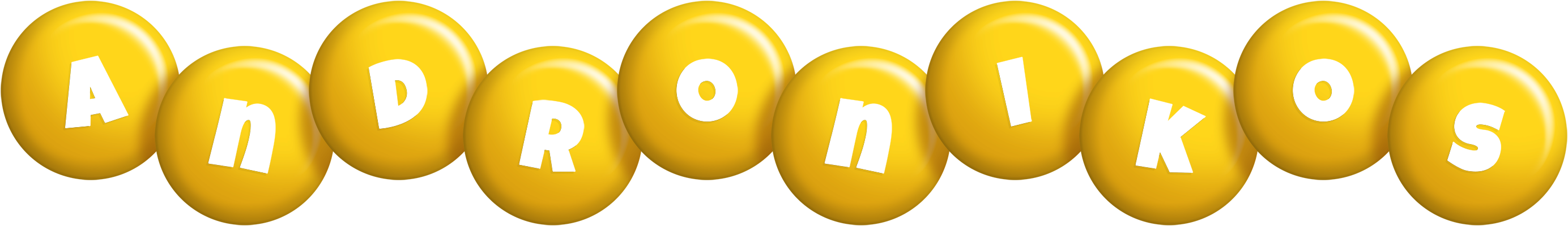 Andronikos candy-yellow logo