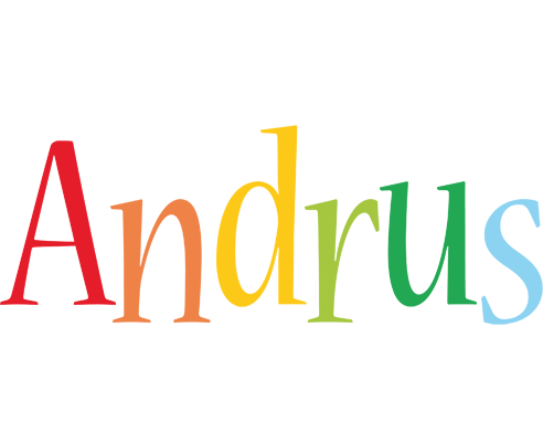 Andrus birthday logo