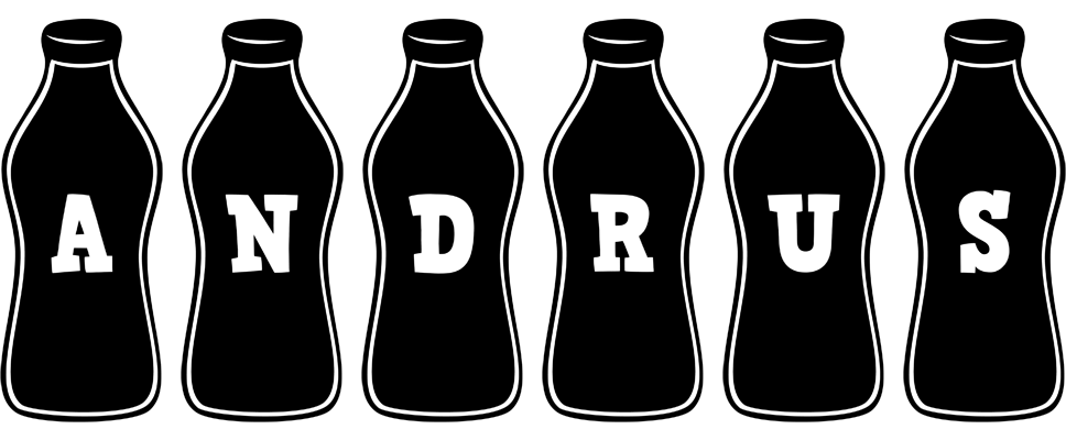 Andrus bottle logo