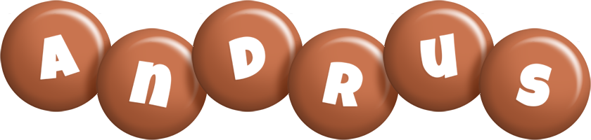 Andrus candy-brown logo