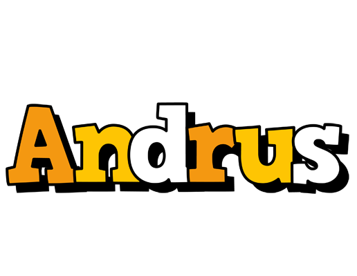 Andrus cartoon logo