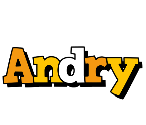 Andry cartoon logo