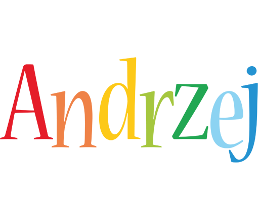 Andrzej birthday logo