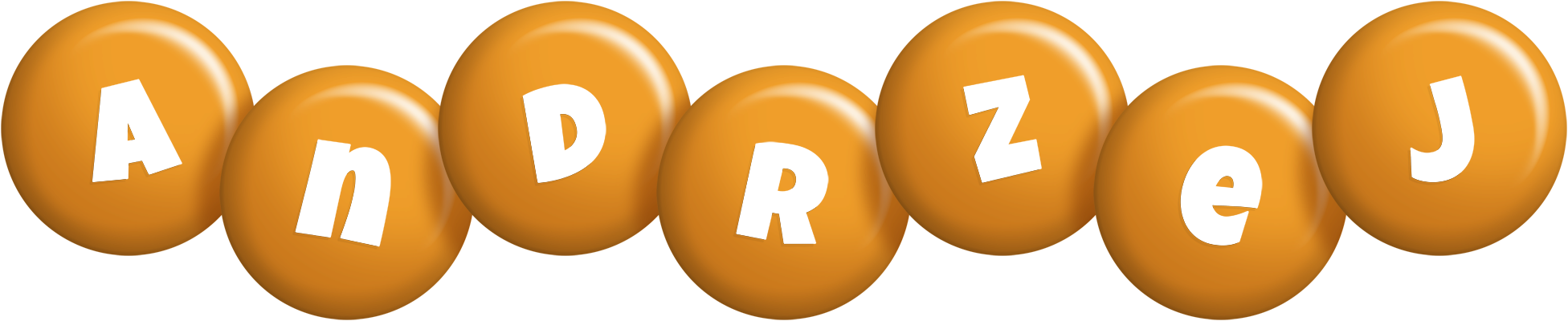 Andrzej candy-orange logo