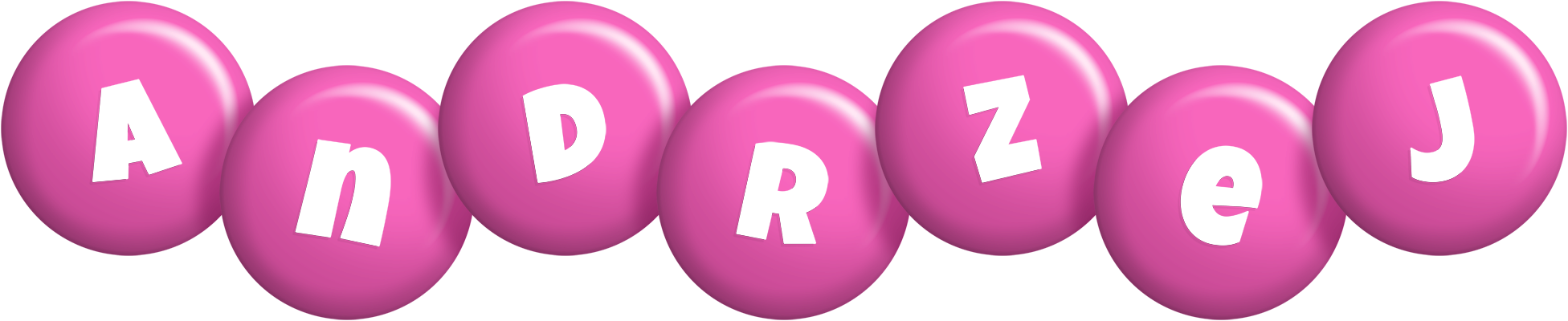 Andrzej candy-pink logo