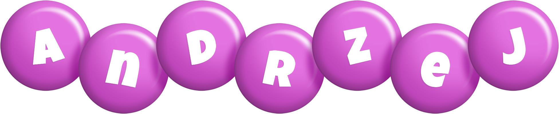 Andrzej candy-purple logo