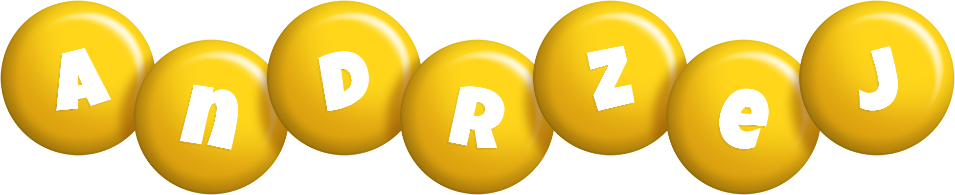 Andrzej candy-yellow logo
