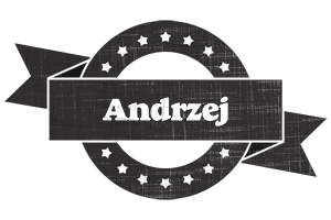 Andrzej grunge logo