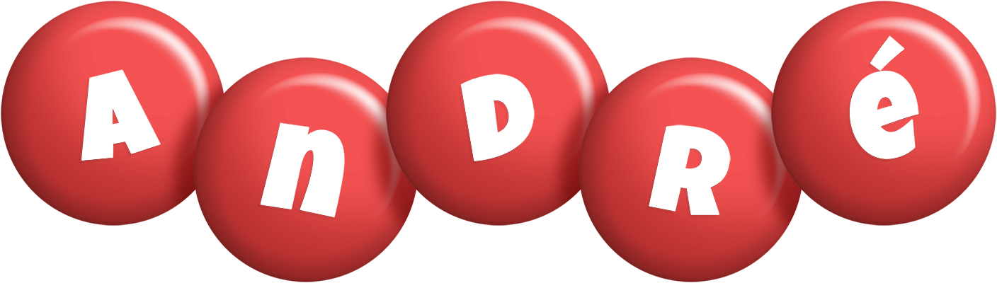 André candy-red logo