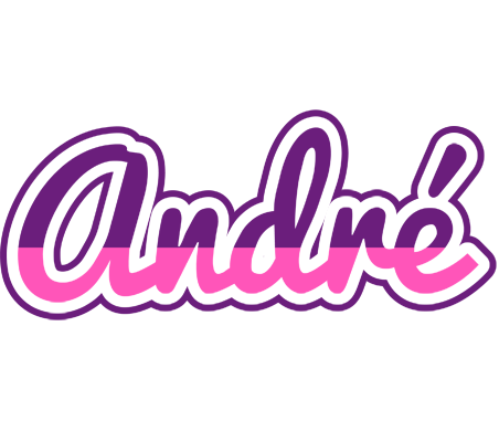 André cheerful logo
