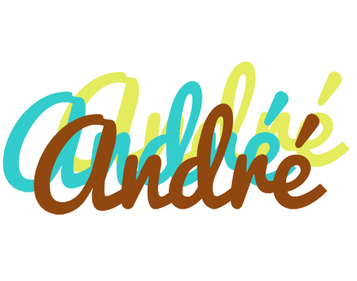 André cupcake logo