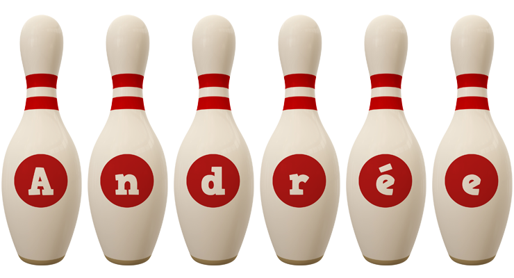 Andrée bowling-pin logo