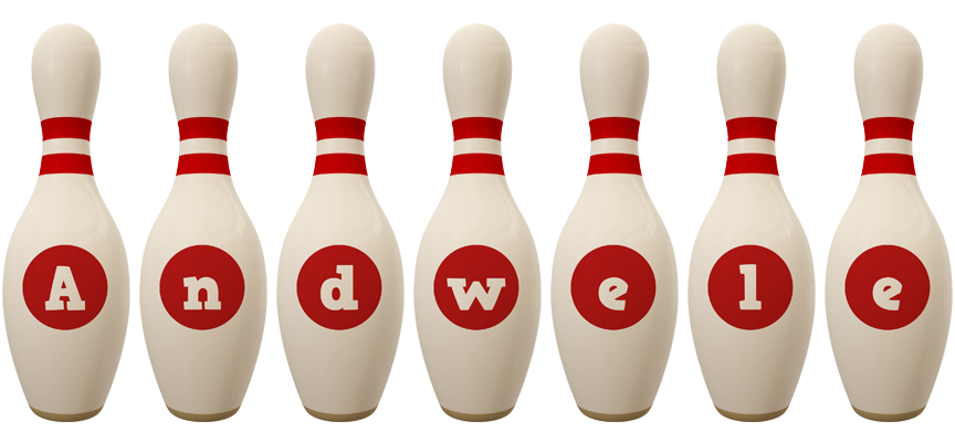 Andwele bowling-pin logo