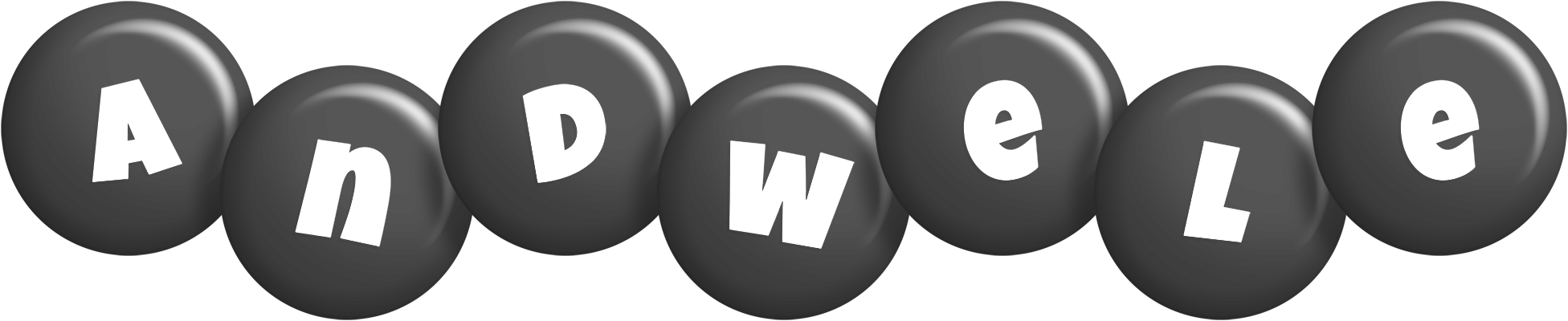 Andwele candy-black logo