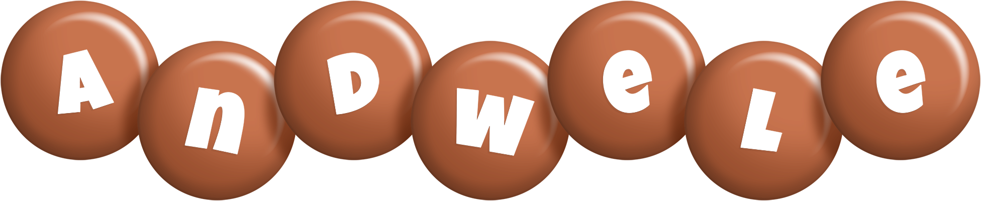 Andwele candy-brown logo