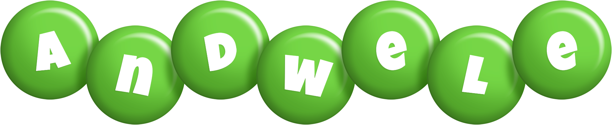 Andwele candy-green logo
