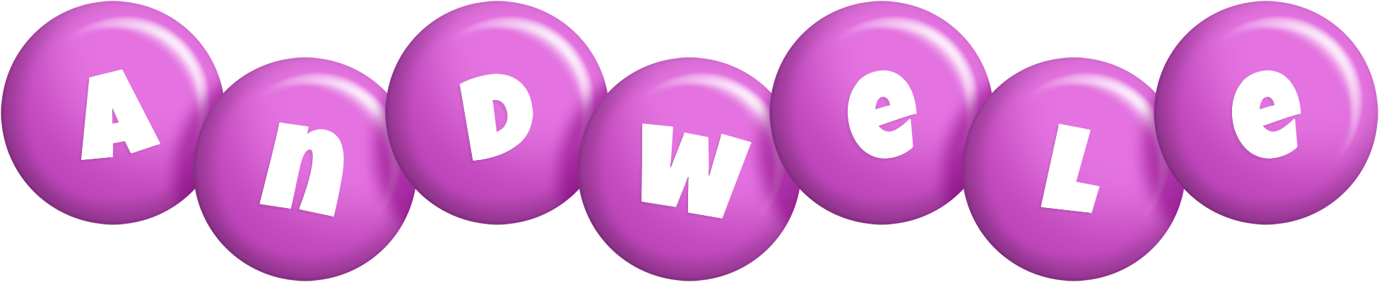 Andwele candy-purple logo