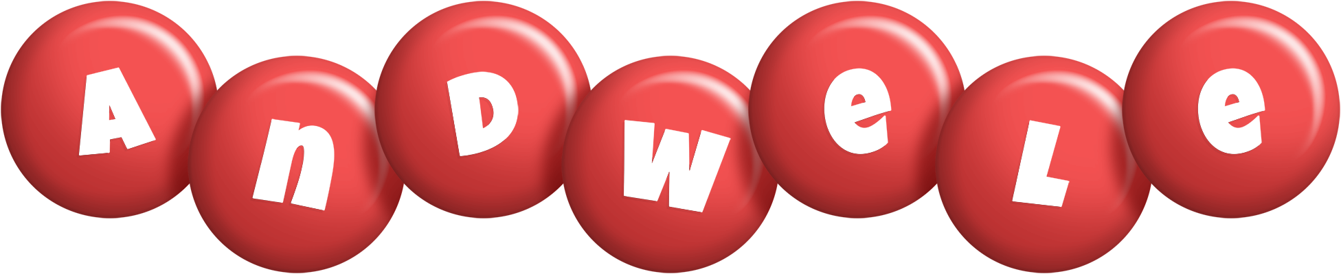 Andwele candy-red logo