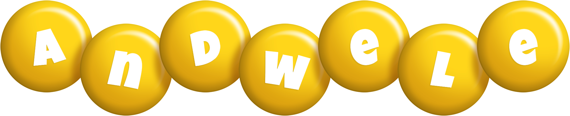 Andwele candy-yellow logo