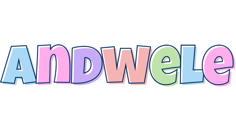 Andwele pastel logo