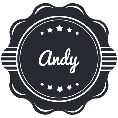 Andy badge logo