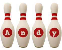 Andy bowling-pin logo