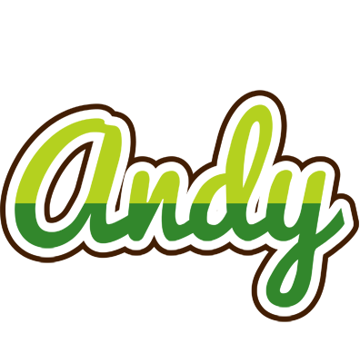Andy golfing logo