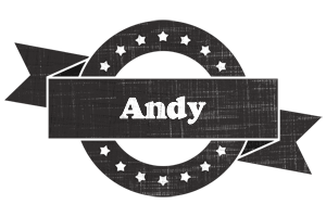 Andy grunge logo