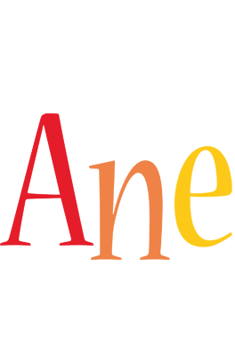 Ane birthday logo