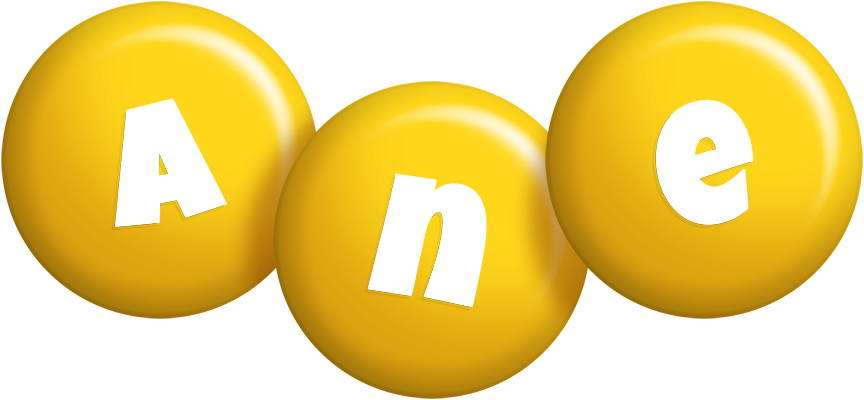 Ane candy-yellow logo