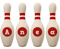 Anea bowling-pin logo