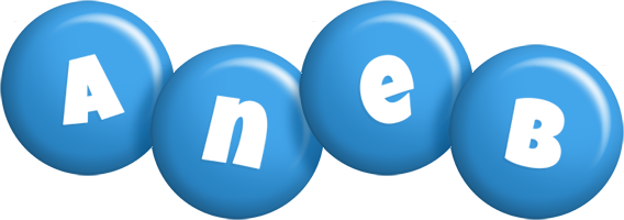 Aneb candy-blue logo