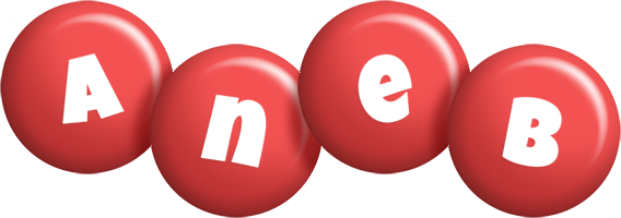 Aneb candy-red logo